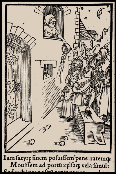 Ilustración del libro La nave de los locos de Sebastian Brant de Unbekannt