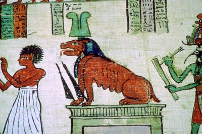 Imagen de la deidad egipcia Ammit de Unbekannt