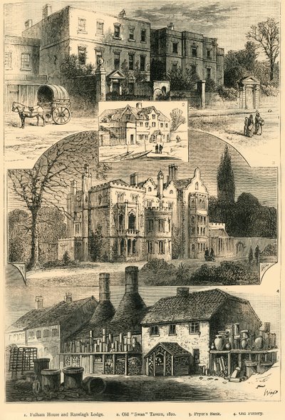 Dentro y Fuera de Fulham, c. 1878 de Unbekannt