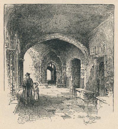 En el claustro, 1895 de Unbekannt