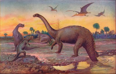 En la Era Sauriana, cuando los habitantes del mundo eran reptiles gigantes, 1907 de Unbekannt