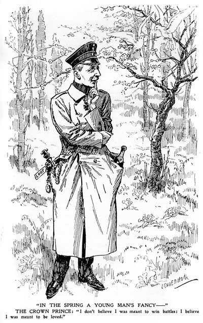 En primavera, el capricho de un joven..., Primera Guerra Mundial, 1920 de Unbekannt