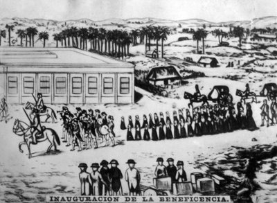Inauguración de la Beneficencia, siglo XVIII, años 1920 de Unbekannt