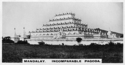 Pagoda Incomparable, Mandalay, Birmania, c. 1925 de Unbekannt