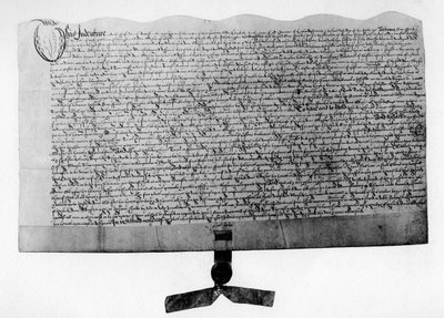 Escritura de venta de tierras, firmada por Guy Fawkes, principios del siglo XVII de Unbekannt