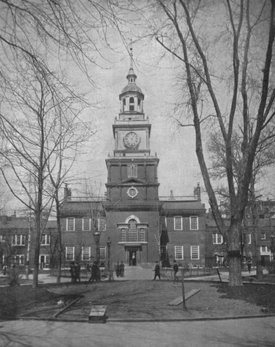 Independence Hall, Filadelfia, EE.UU., c1900 de Unbekannt