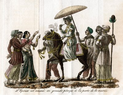 Procesión de boda india de Unbekannt