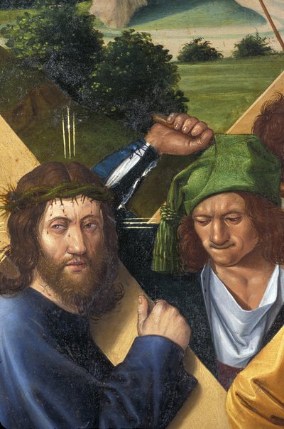 Indre & Loire N* 177 - Castillo de Loches - (detalle) del retablo de la crucifixión - Escuela de Jean Fouquet - 1485 de Unbekannt