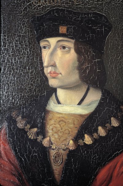 Indre & Loire N* 184 - Castillo de Loches - Retrato de Carlos VIII de Unbekannt