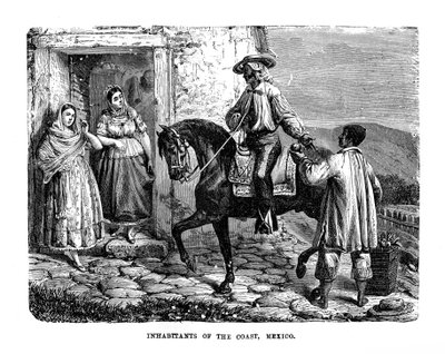 Habitantes de la Costa, México, 1872 de Unbekannt