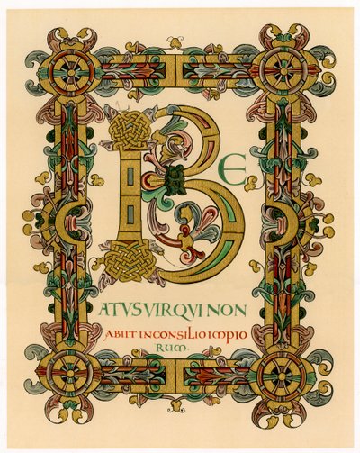 Letra inicial B, 1012-1023 de Unbekannt