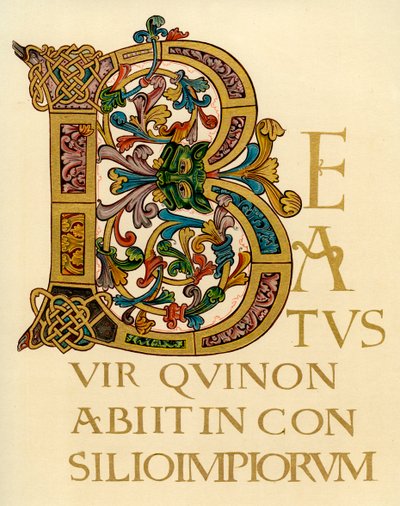 Letra inicial B, 980-1000 d.C. de Unbekannt