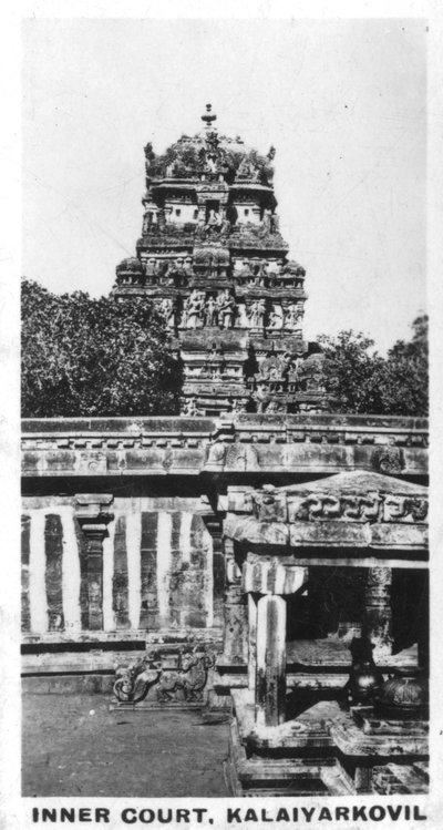 Patio interior, Kalaiyarkovil, India, c1925 de Unbekannt
