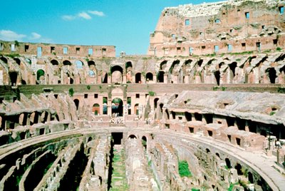 Dentro del Coliseo, Roma, Italia de Unbekannt
