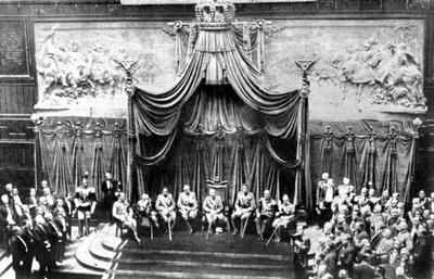 Dentro del Palacio del Senado, Roma, 1926 de Unbekannt