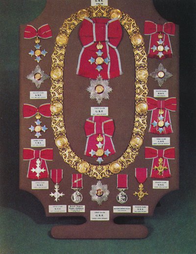 Insignia de la Orden del Imperio Británico, 1953 de Unbekannt