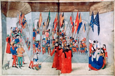Inspección de los cascos, 1488-1489 de Unbekannt