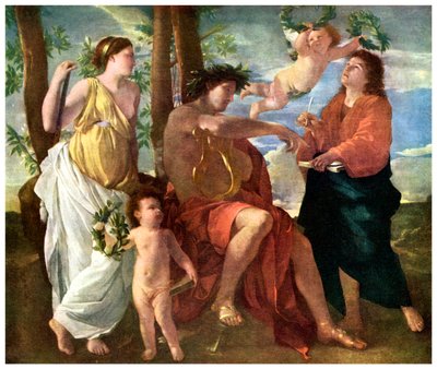 Inspiración: La inspiración del poeta, c1630 1956 de Unbekannt