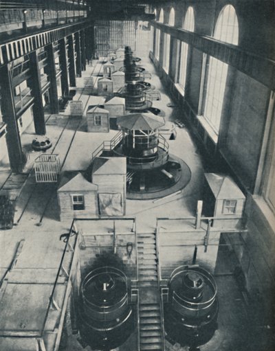 Instrumentos de poder para las aguas rápidas del río Niágara, c1935 de Unbekannt
