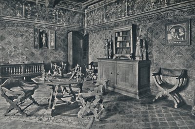 Interior, Palazzo Davanzati, 1928 de Unbekannt