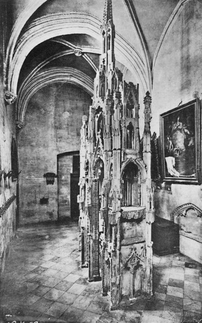 Interior de la Tumba del Papa Juan XXII, c1925 de Unbekannt