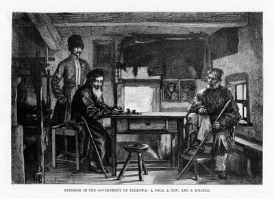 Interior en el Gobierno de Pultowa, Ucrania central, 1879 de Unbekannt