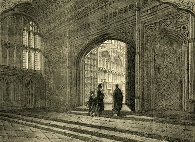 Interior de la Capilla de Enrique VII, 1881 de Unbekannt