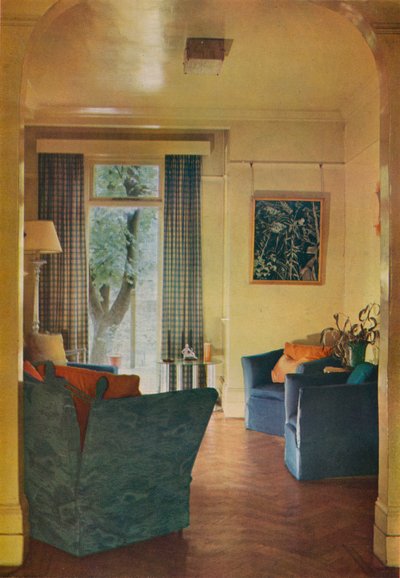 Interior de la casa de la Sra. Ewart Sofios, 25 Bark Place, Bayswater, Londres, 1932 de Unbekannt