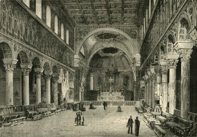 Interior de San Apollinare Nuovo, Rávena de Unbekannt