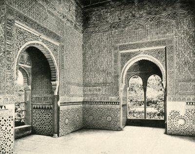 Interior de la Torre de los Cautivos Isabel De Solis, 1907 de Unbekannt