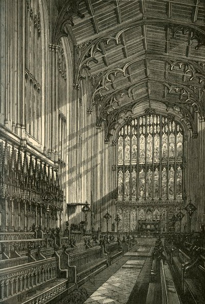 Interior de la capilla, 1875, 1911 de Unbekannt
