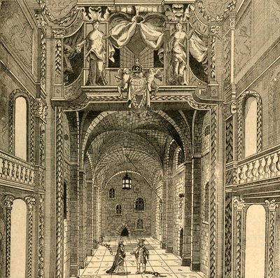 Interior del Teatro del Duque, c1673, 1897 de Unbekannt