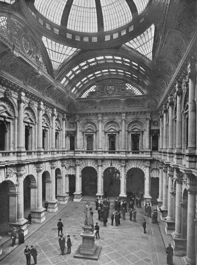 Interior de la Bolsa Real, Ciudad de Londres, c. 1910, 1911 de Unbekannt