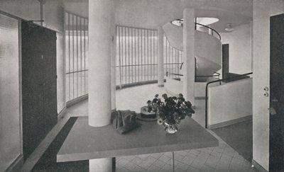 Interior de la Villa en Poissy, 1933 de Unbekannt