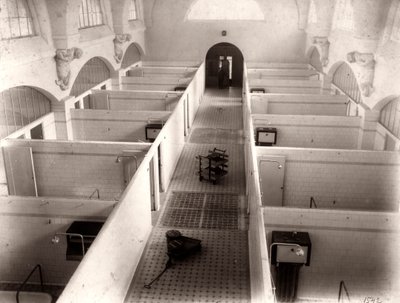 Vista interior de la Clínica de Balneoterapia, Mineralnye Vody, Rusia, 1910s de Unbekannt