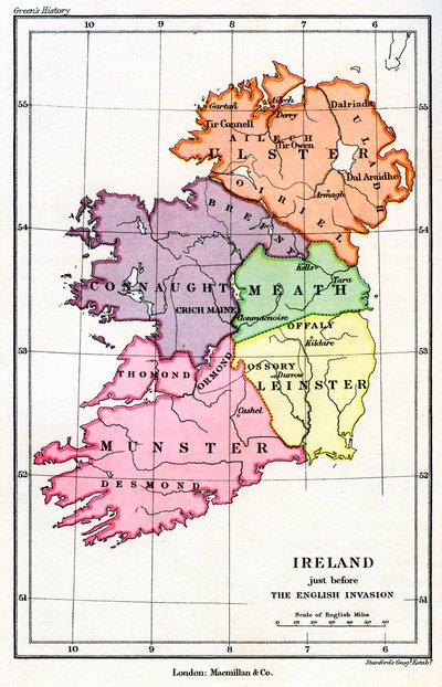 Irlanda justo antes de la invasión normanda inglesa, 1169 de Unbekannt