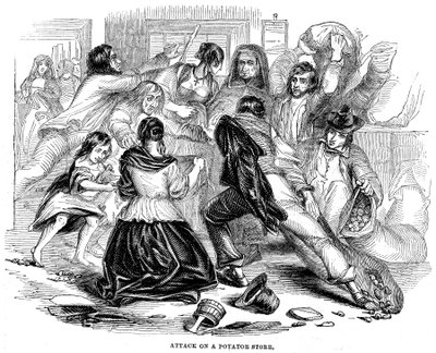 Hambruna de la papa en Irlanda, 1842 de Unbekannt