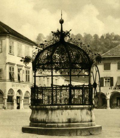 Pozo de hierro, Bruck an der Mur, Estiria, Austria, c. 1935 de Unbekannt