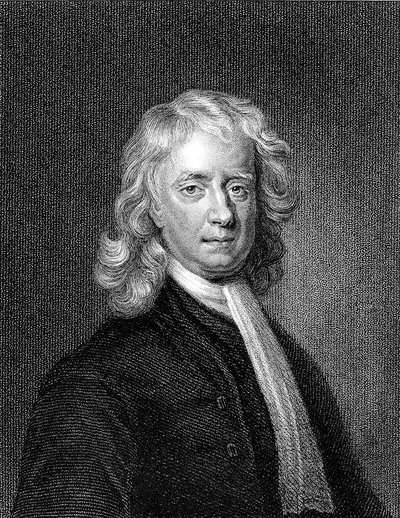 Isaac Newton, matemático y físico inglés de Unbekannt