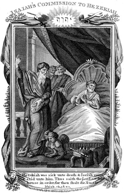 Isaías, profeta del Antiguo Testamento, c1804 de Unbekannt