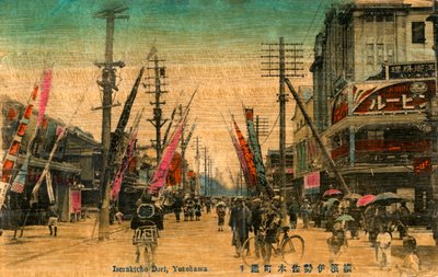 Isezakicho Dori, Yokohama, Japón, siglo XX de Unbekannt