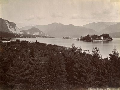 Isola dei Pescatori Isla de los Pescadores, Lago Maggiore, Italia, 1890 de Unbekannt