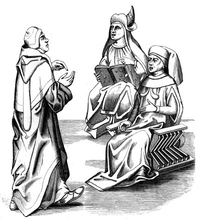 Doctores italianos, siglo XV, 1849 de Unbekannt