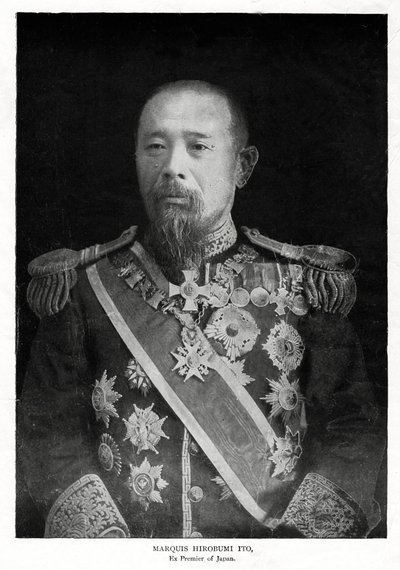 Ito Hirobumi, primer ministro de Japón, 1908 de Unbekannt