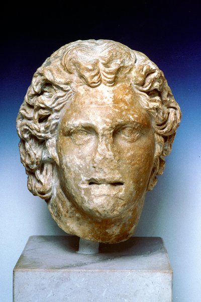 Busto de marfil de Alejandro Magno, siglo IV a.C. de Unbekannt