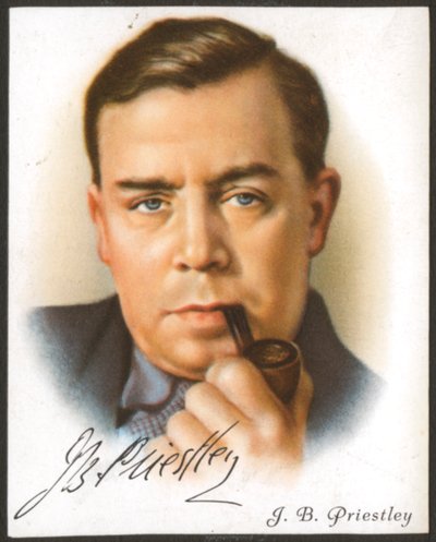 JB Priestley, novelista, dramaturgo, ensayista y locutor británico, c1927 de Unbekannt
