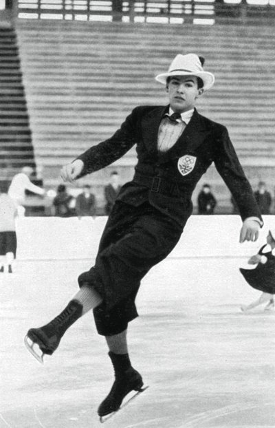 Jack Dunn, patinador artístico británico, Juegos Olímpicos de Invierno, Garmisch-Partenkirchen, Alemania de Unbekannt