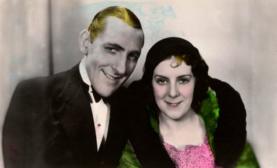 Jack Hulbert 1892-1978 y su esposa Cicely Courtneidge 1893-1980, actores ingleses, siglo XX de Unbekannt