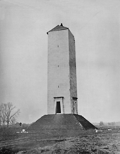 Monumento a Jackson, Campo de batalla de Nueva Orleans, Luisiana, c1897 de Unbekannt