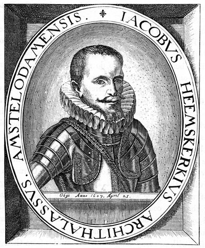 Jacob van Heemskerk, oficial naval y explorador holandés, c1595 de Unbekannt